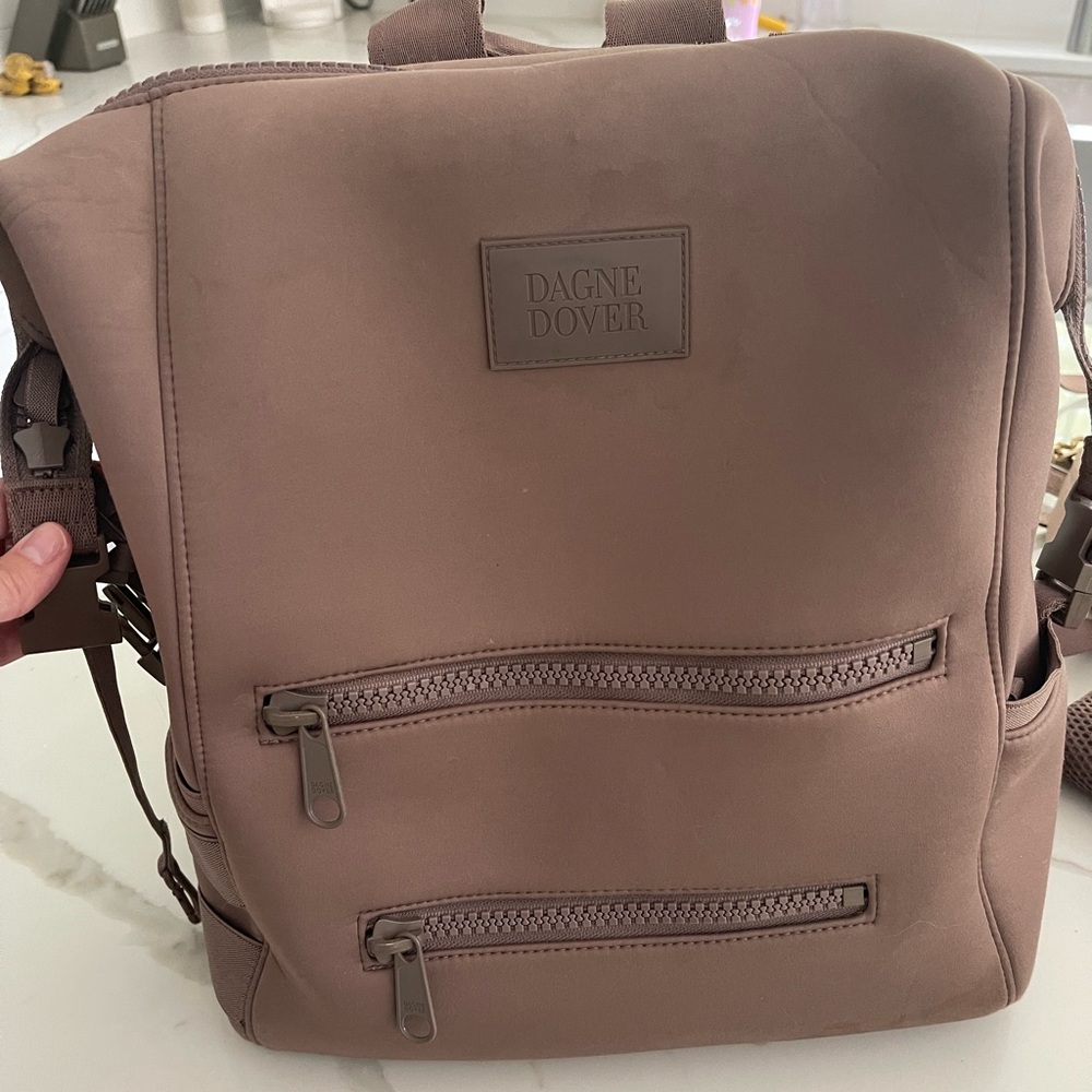 Dagne Dover Indi Neoprene Diaper Bag in Dune